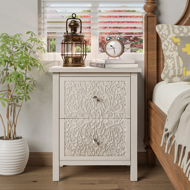 Latitude Run® Musro Farmhouse FullyAssembled 2Drawer Nightstand